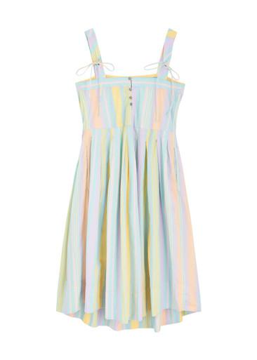Primavera Stripe cotton midi dress by FREE PEOPLE