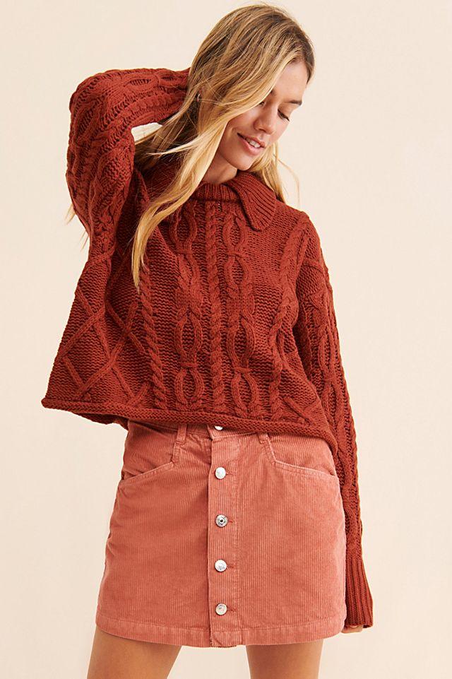 Ray Corduroy Mini Skirt by FREE PEOPLE