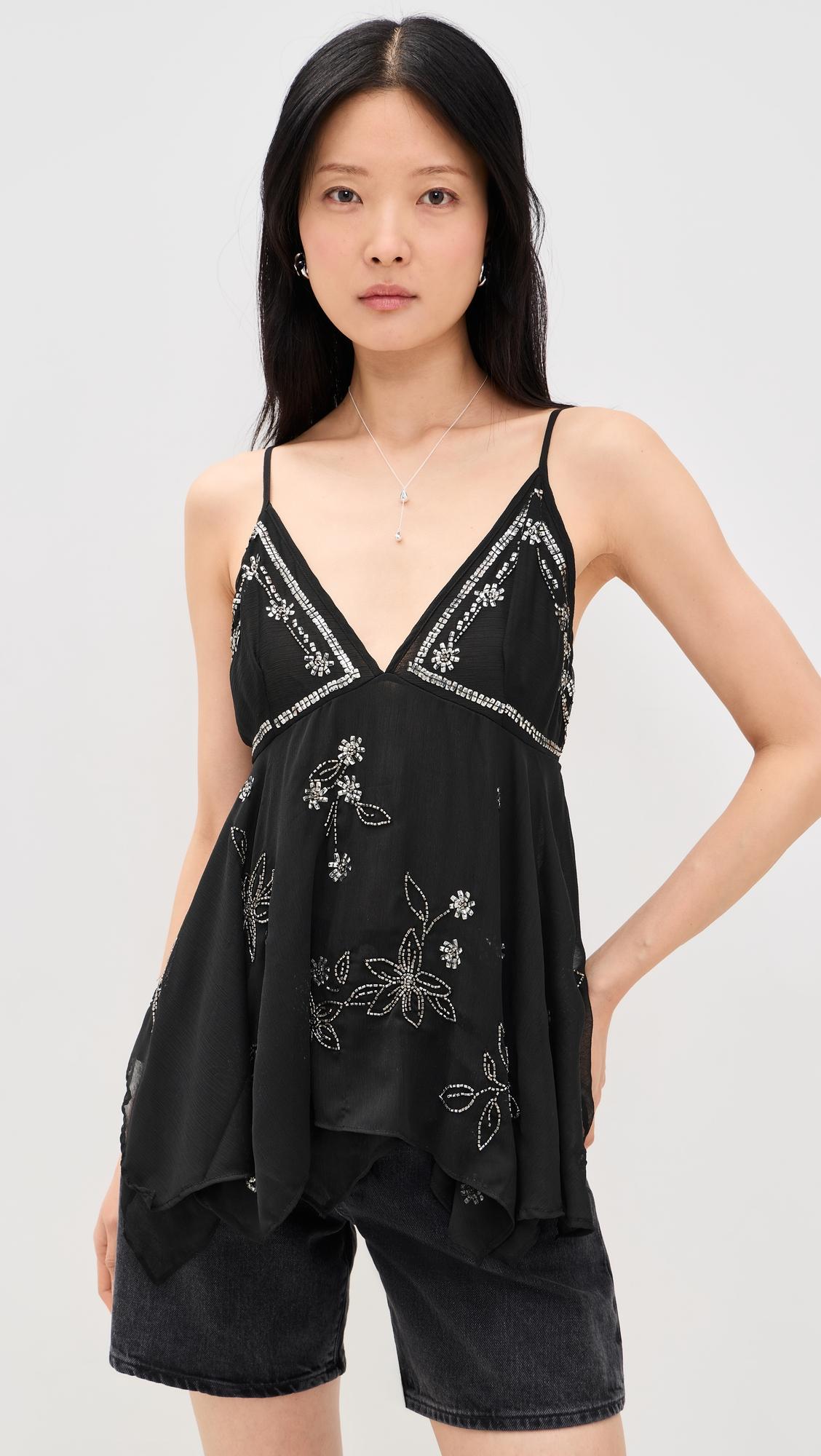 Robbie Embellished Top by FREE PEOPLE