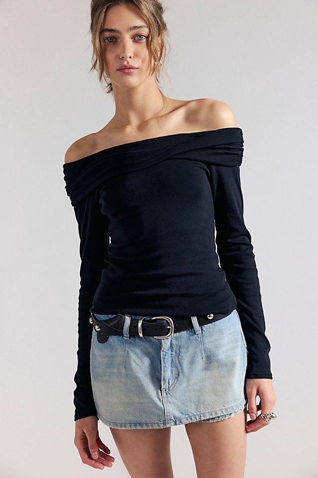 Robbie Off The Shoulder Top by FREE PEOPLE