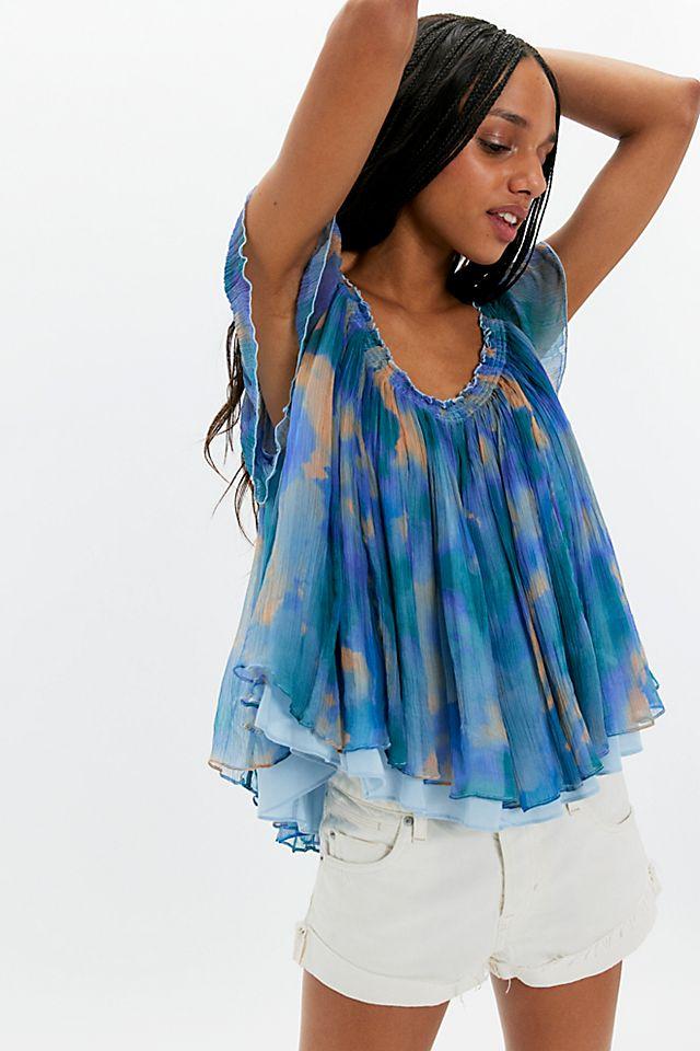 Roma Printed Top by FREE PEOPLE