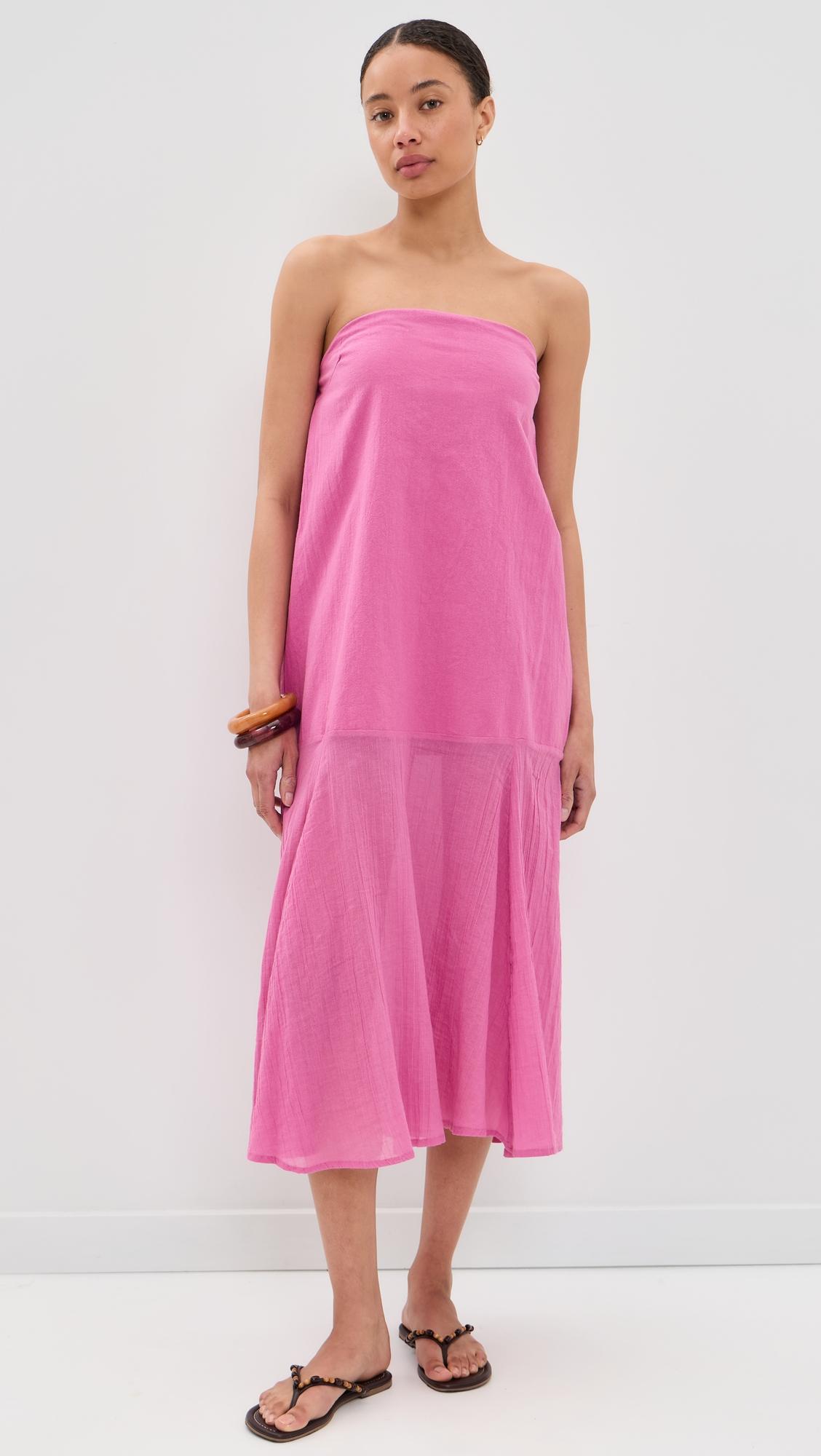 Sabeen Tube Midi Dress by FREE PEOPLE