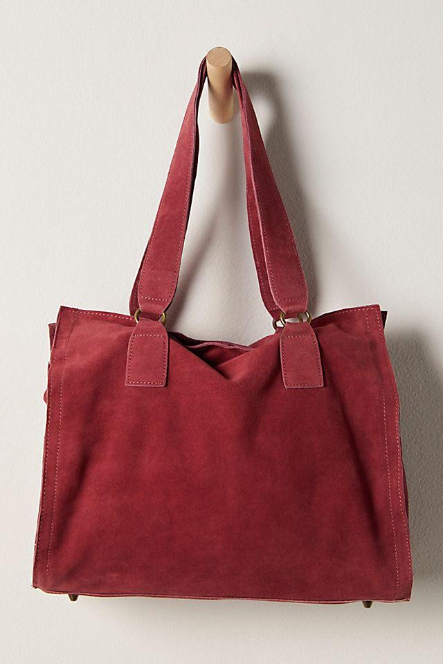 Salma Suede Tote Bag by FREE PEOPLE