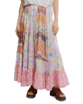 Santa Eulalia Printed Maxi Skirt by FREE PEOPLE