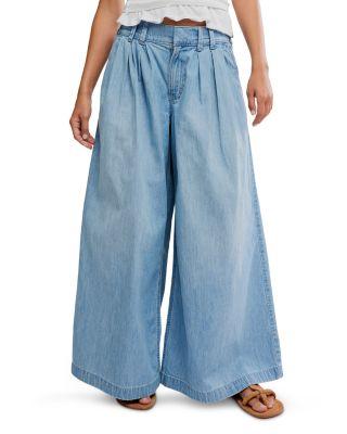 Scout High Rise Wide Leg Jeans in California by FREE PEOPLE
