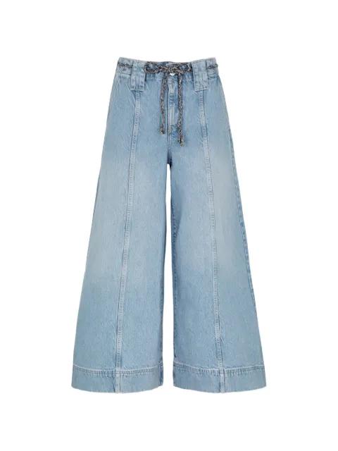 Sheer Luck wide-leg jeans by FREE PEOPLE