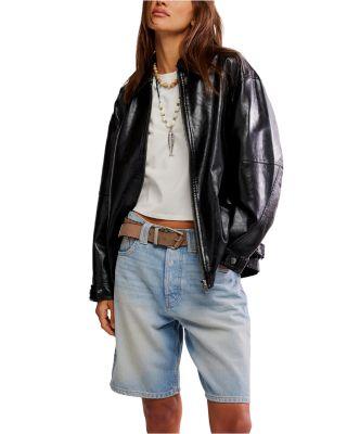 Sloane Faux Leather Jacket by FREE PEOPLE