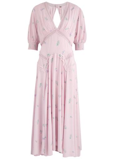 Still In Love floral-print maxi dress by FREE PEOPLE