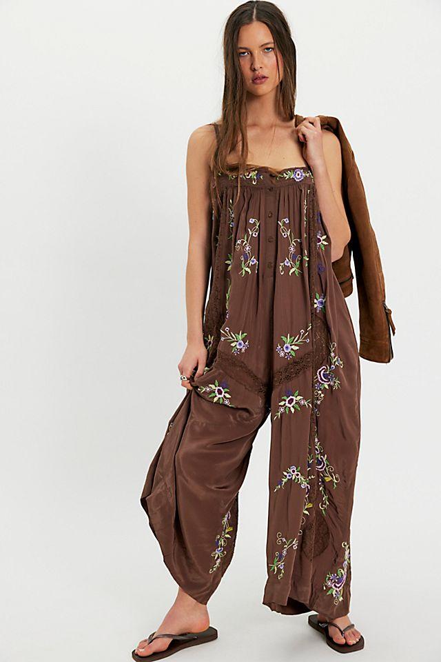 Strawberry Garden Jumpsuit by FREE PEOPLE