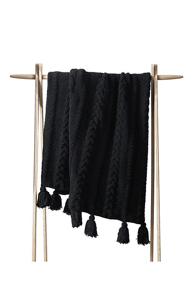 Sunday Citizen Braided Pom Pom Throw by FREE PEOPLE