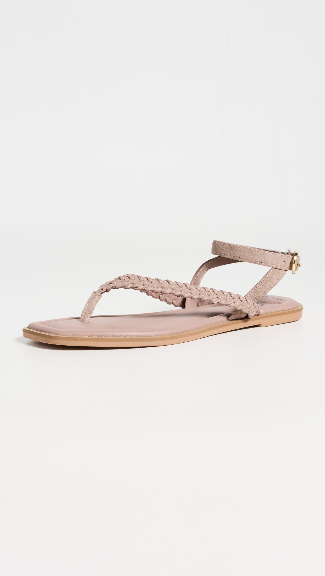 Waverly Whipstitch Thong Sandals by FREE PEOPLE