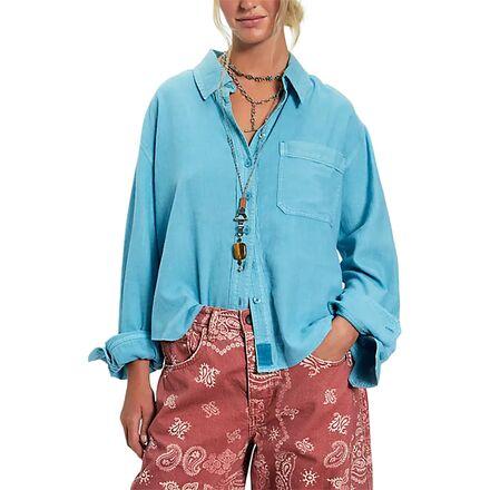We The Free Laurel Linen Button-Up Shirt by FREE PEOPLE