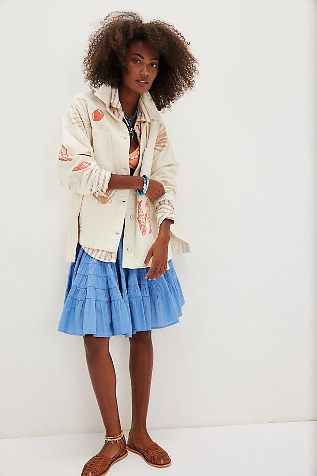 We The Free Madison City Embroidered Jacket by FREE PEOPLE We The Free Madison City Embroidered Jacket by FREE PEOPLE