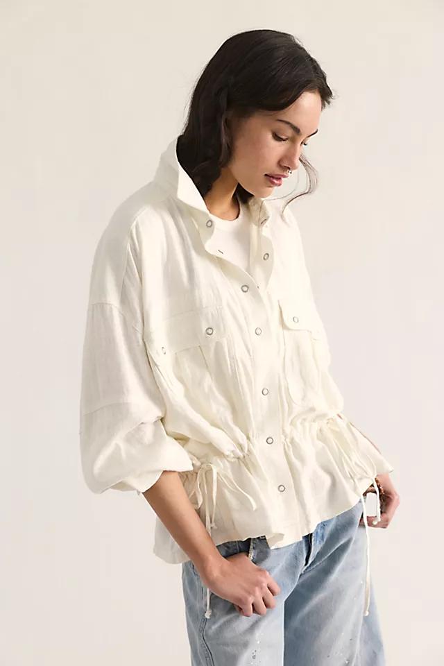 We The Free Sunout Linen Top by FREE PEOPLE