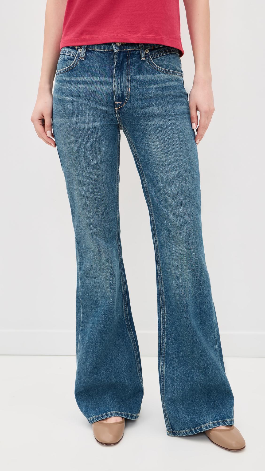 West Coast Relaxed Flare Jeans by FREE PEOPLE
