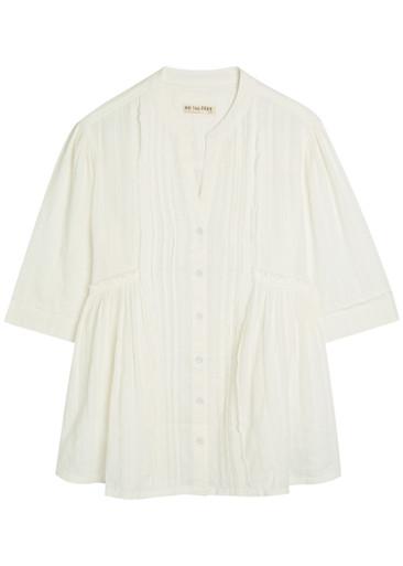 Willow textured cotton blouse by FREE PEOPLE