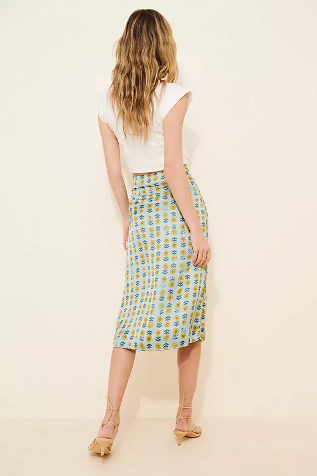 Analise Printed Midi Skirt by FREE PEOPLE | FREE PEOPLE