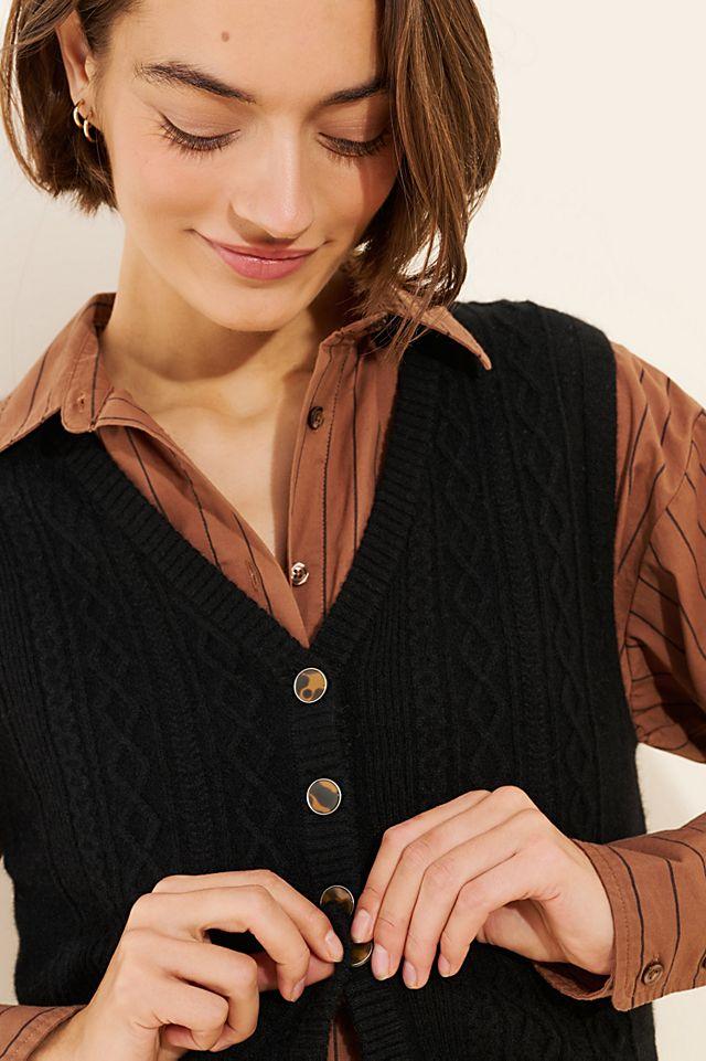 Beatrice Cashmere Vest by FREE PEOPLE | FREE PEOPLE