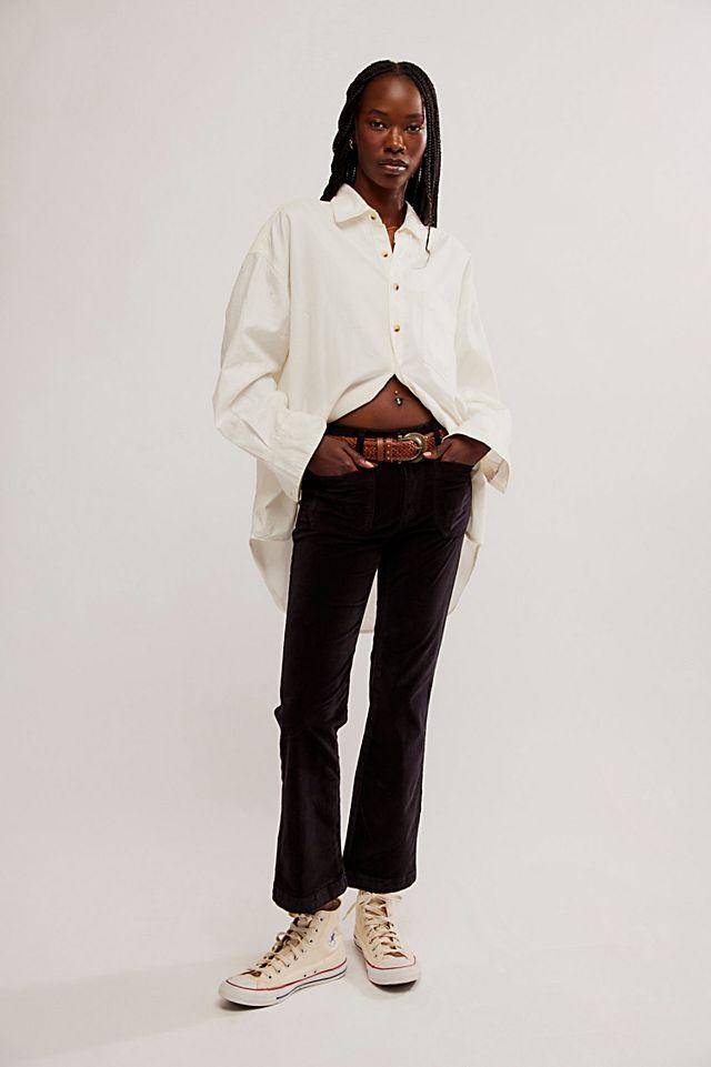 High Time Velvet Kick Flare Pants by FREE PEOPLE | FREE PEOPLE