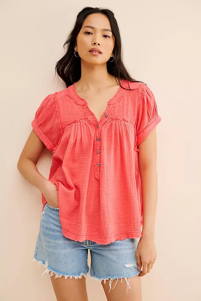 Horizons Double Cloth Top by FREE PEOPLE | FREE PEOPLE
