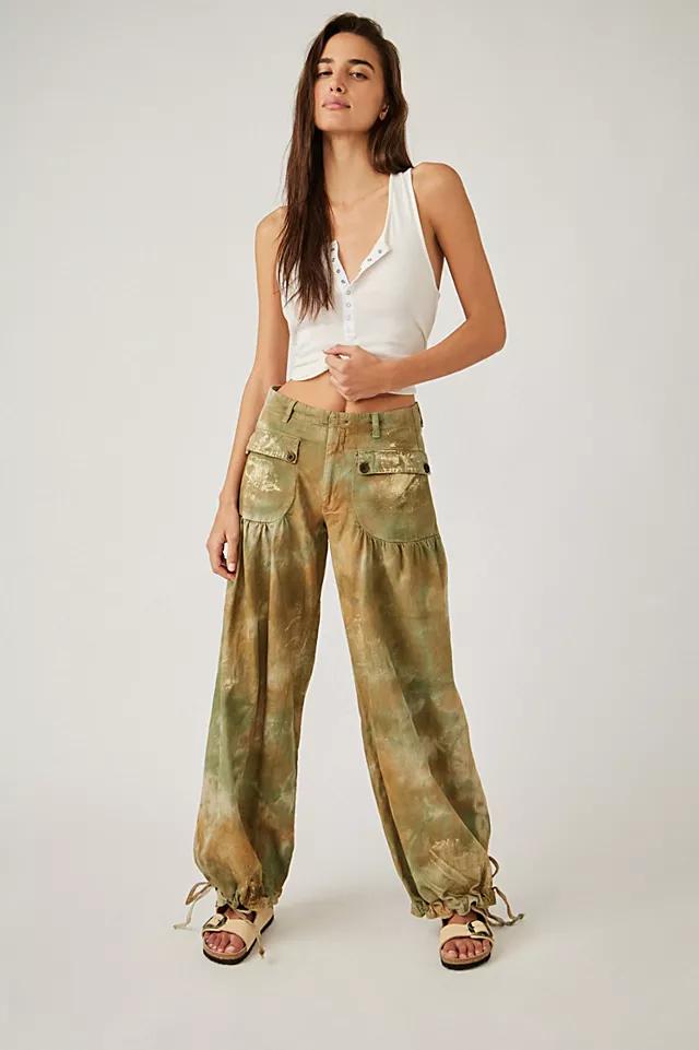 Lotus Tie-Dye Jeans by FREE PEOPLE | FREE PEOPLE