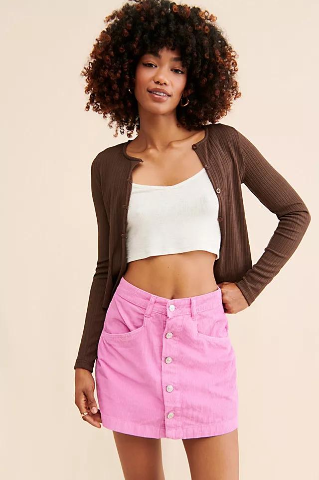 Ray Corduroy Mini Skirt by FREE PEOPLE | FREE PEOPLE