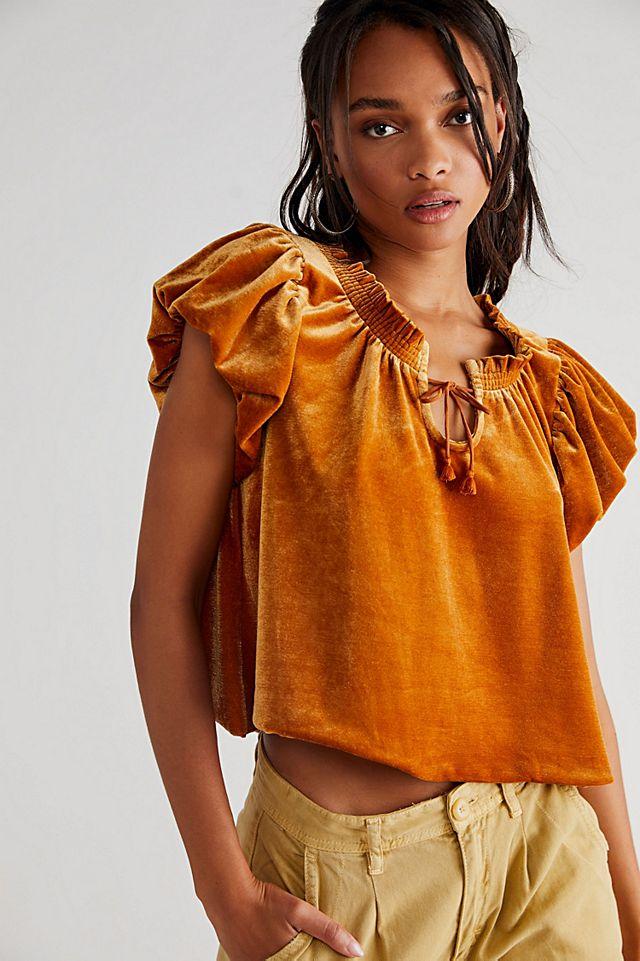 Terese Velvet Top by FREE PEOPLE | FREE PEOPLE