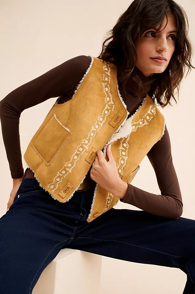 Travelers Suede Vest Secondhand by FREE PEOPLE | FREE PEOPLE