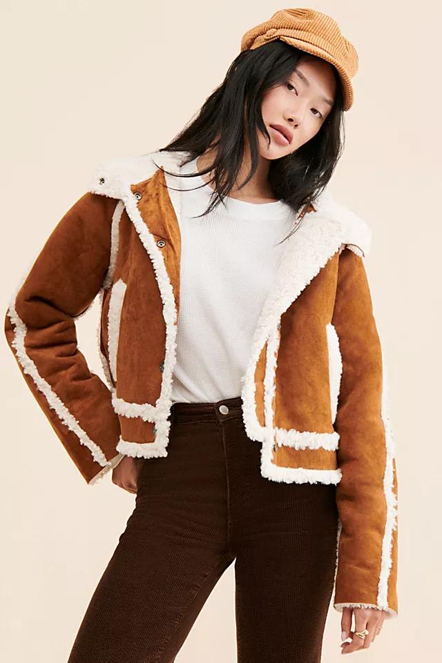Vegan Exchange Shearling Jacket by FREE PEOPLE | FREE PEOPLE