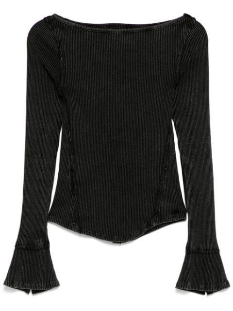 raw-edge top by FREE PEOPLE