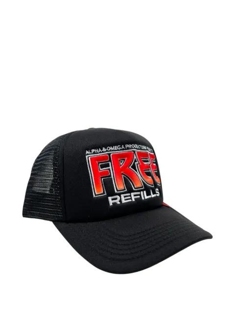 Kiss embroidered trucker cap by FREE REFILLS