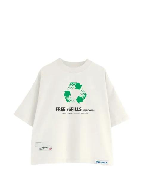 logo graphic T-shirt by FREE REFILLS