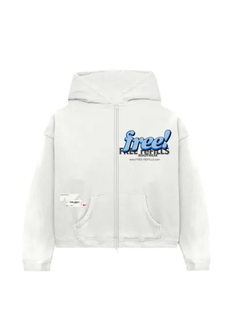 tabloid graphic hoodie by FREE REFILLS