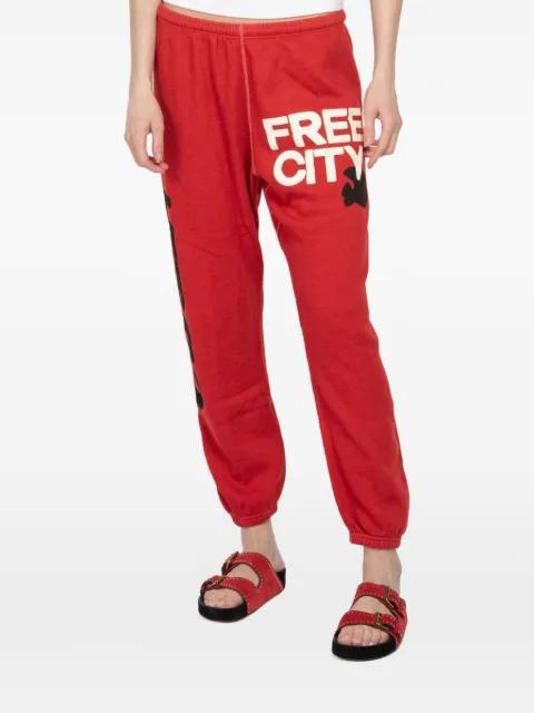 graphic-print sweatpants by FREECITY