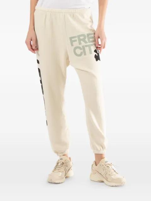 graphic-print sweatpants by FREECITY