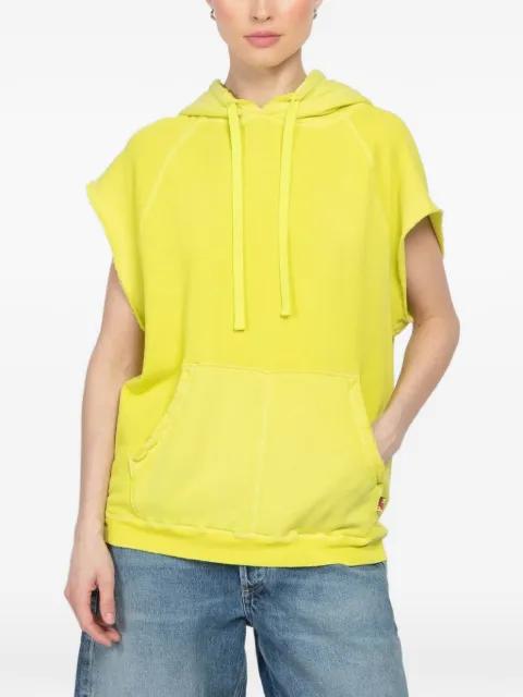 hoodied sleeveless hoodie by FREECITY