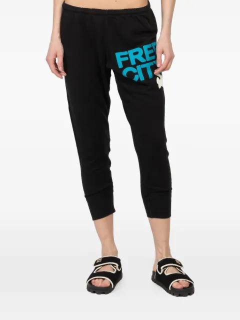 large logo-print sweatpants by FREECITY