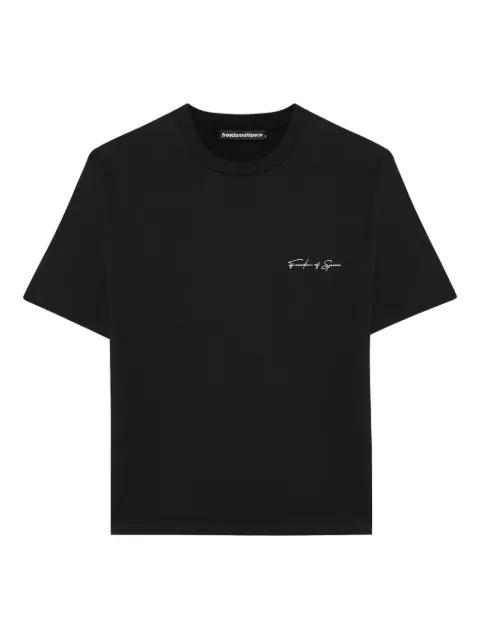 Signature cotton T-shirt by FREEDOM OF SPACE