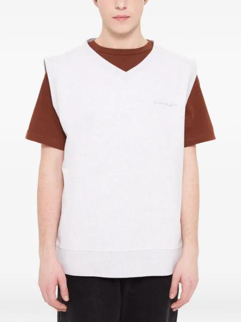 V-neck logo vest by FREEDOM OF SPACE