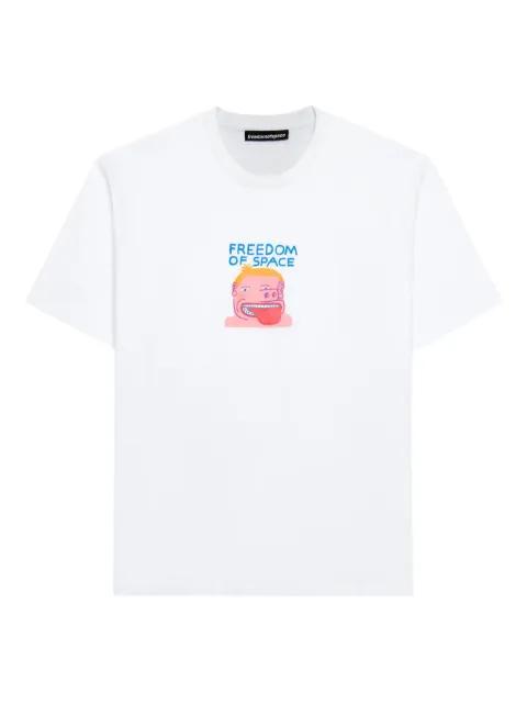 cotton T-shirt by FREEDOM OF SPACE