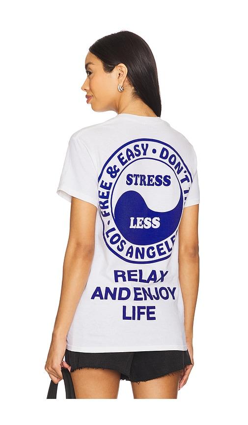 Free & Easy Lifesaver Tee in White by FREE&EASY
