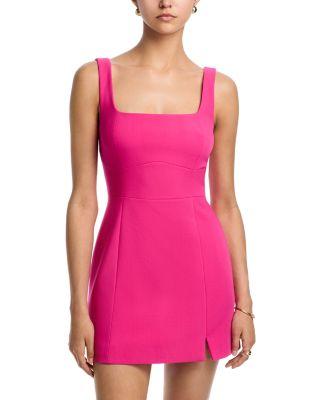 Azra Slit Front Twill Dress by FRENCH CONNECTION
