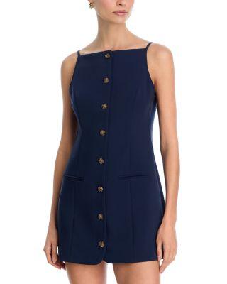 Azra Twill Square Neck Mini Dress by FRENCH CONNECTION