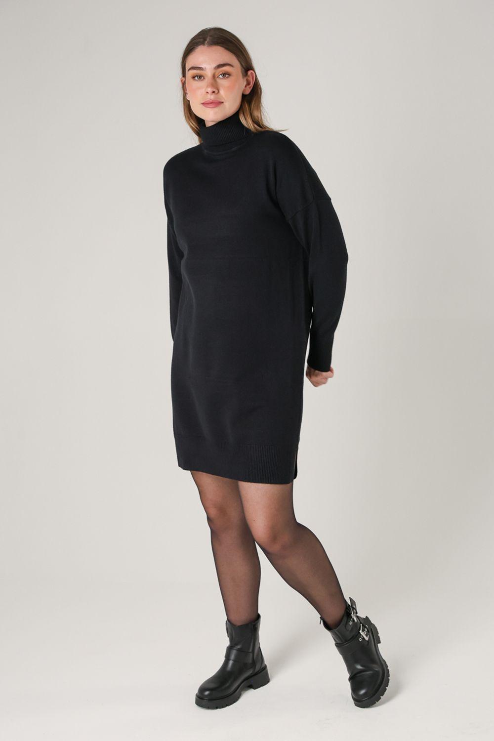 Cosy Roll Neck Long Sleeve Mini Dress by FRENCH CONNECTION
