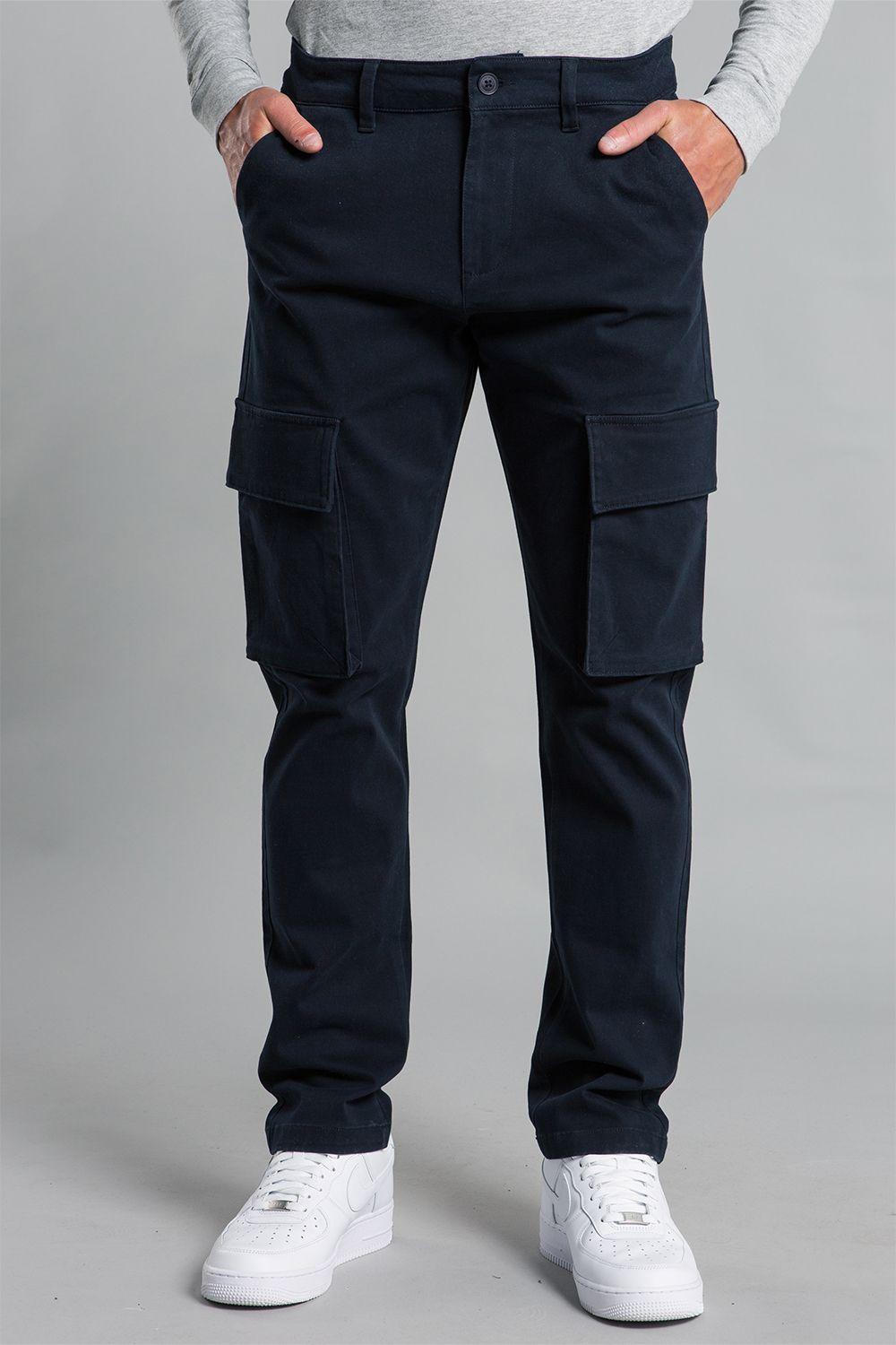 Cotton Regular Fit Cargo-Style Trousers by FRENCH CONNECTION