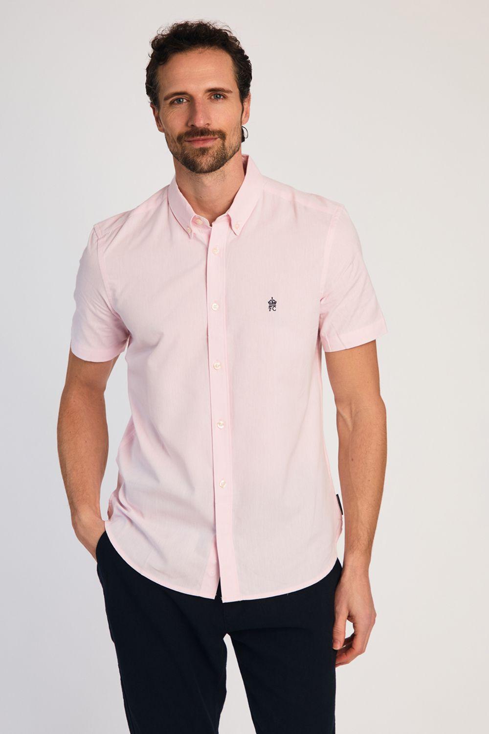 Cotton Short Sleeve Oxford Shirt by FRENCH CONNECTION