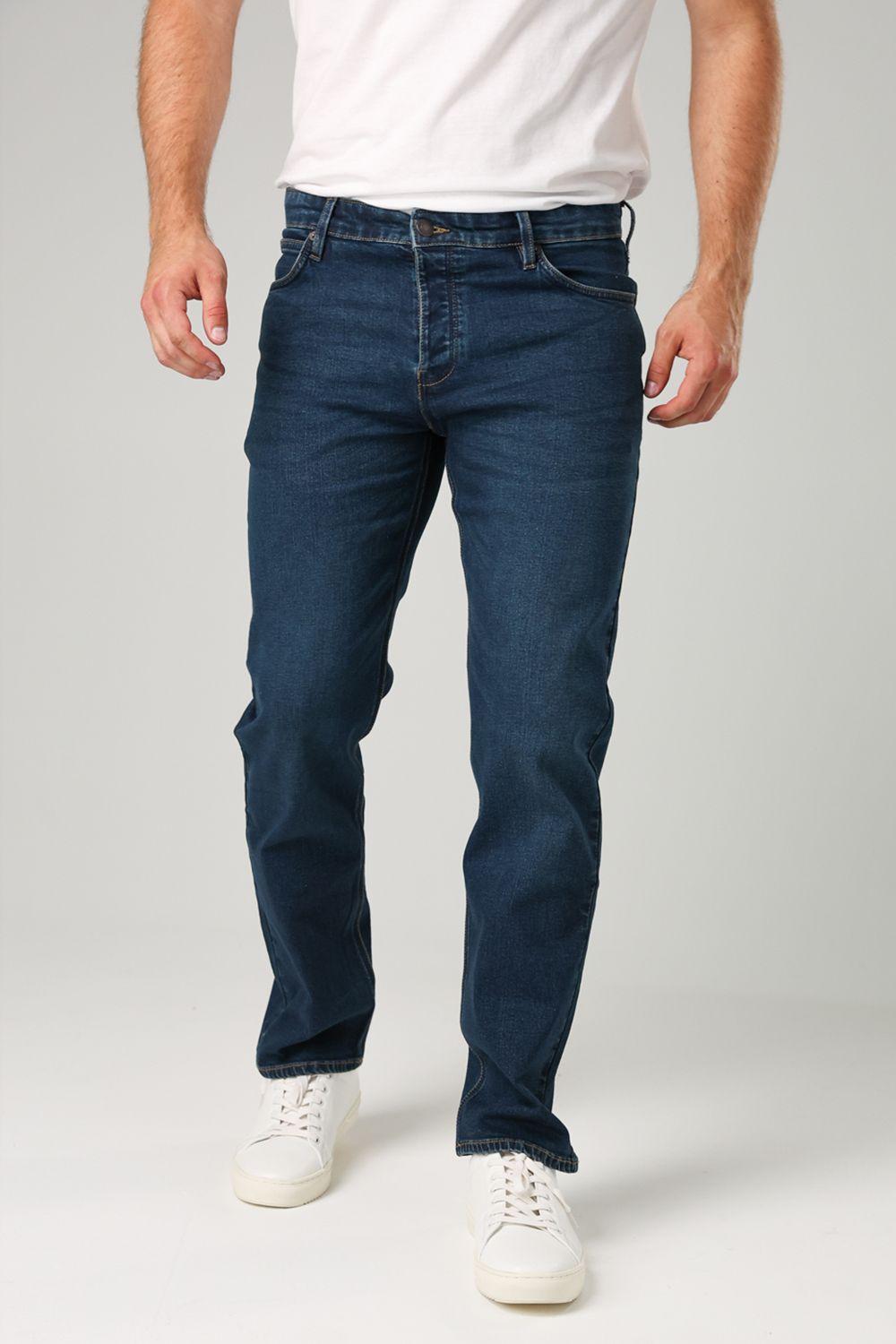 Cotton Straight Leg Stretch Denim Jeans by FRENCH CONNECTION