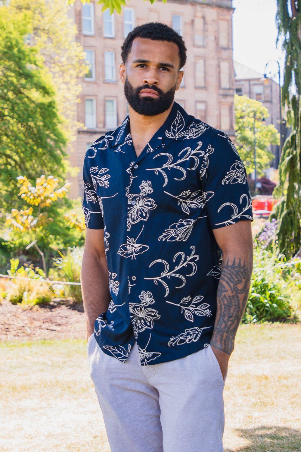 Floral Print Short Sleeve Shirt by FRENCH CONNECTION