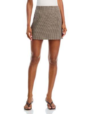 Houndstooth Mini Skirt by FRENCH CONNECTION