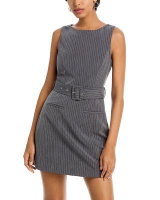 Minka Belted Pinstripe Dress by FRENCH CONNECTION